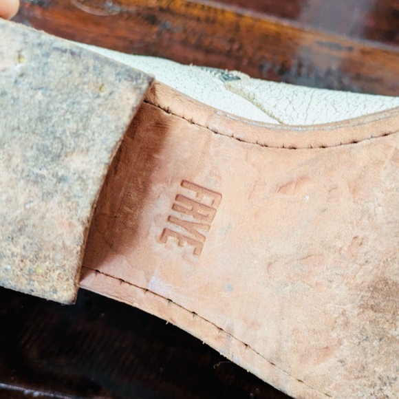 Frye Cream Ankle Boots - Picture 8 of 8